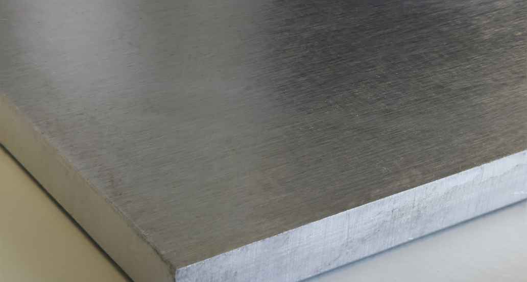 Edelstahl leichter Radius