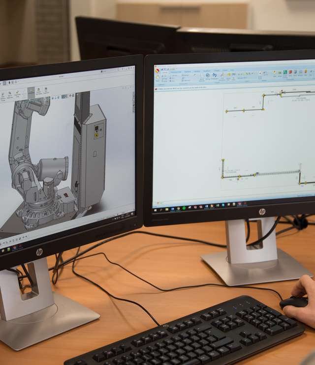 Drawing and engineering parts of and for an EasyBot