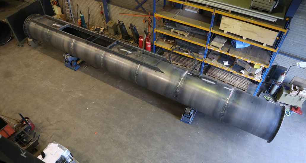 Flue-gas stack for asphalt plant7