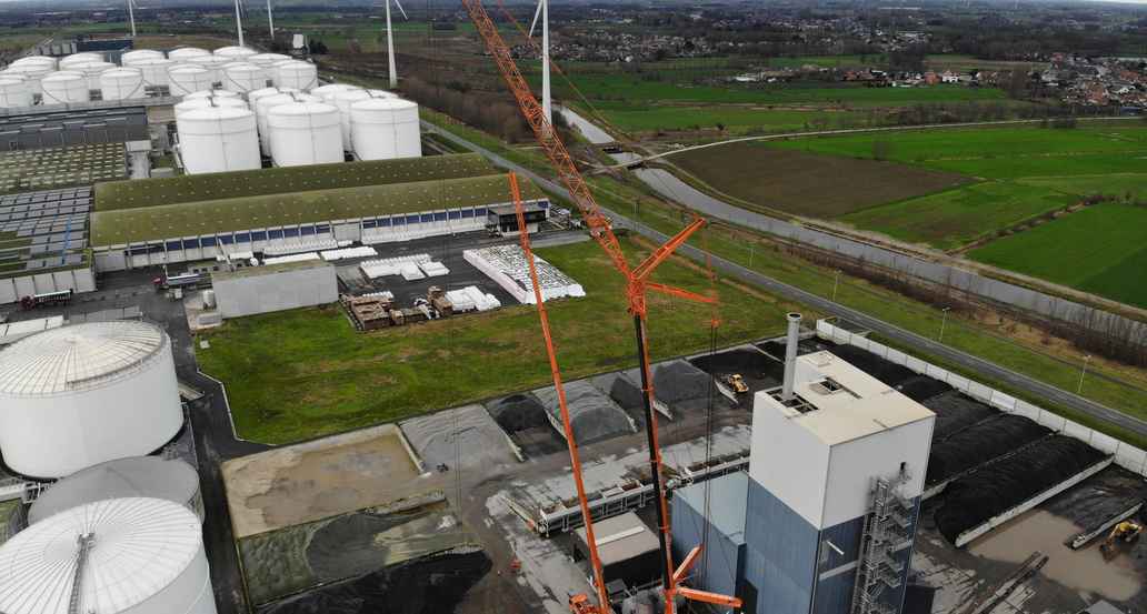 Flue-gas stack for asphalt plant4