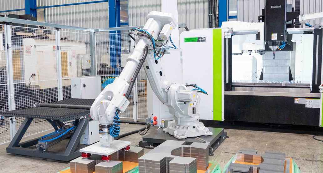 Fräsmaschine automatisch beladen ohne Programmierung